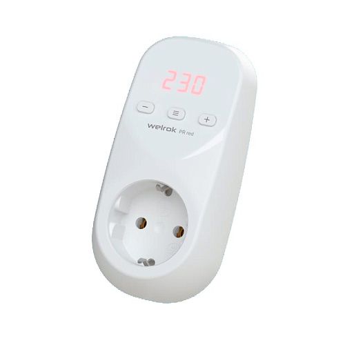 Реле напряжения в розетку PR red WELROK