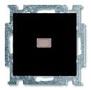 Выключатель 1кл с подсветкой 2006/1 UCGL-95 (шато-черный) Basic 55 ABB