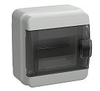TEKFOR Корпус пластиковый ОУ КМПн-6 с N/PE-6/9 (прозрачная черная дверь) IP65 (IEK) TEKFOR Корпус пластиковый ОУ КМПн-6 с N/PE-6/9 (прозрачная черная дверь) IP65 (IEK)