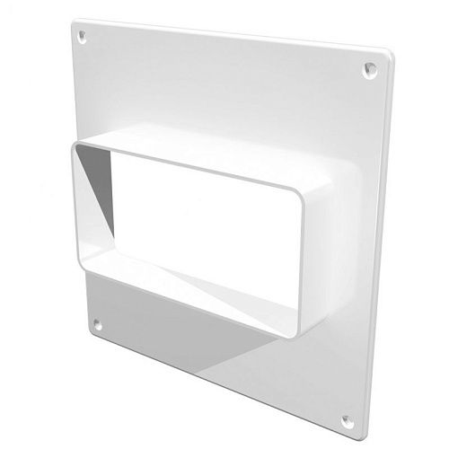 Площадка торцевая пластиковая 150х150мм фланец 55х110мм (511ПТП.) ERA