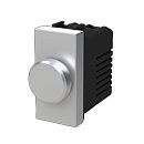 Механизм светорегулятора поворотного 1-модульный 500Вт N2160.E PL (серебристый) Zenit ABB