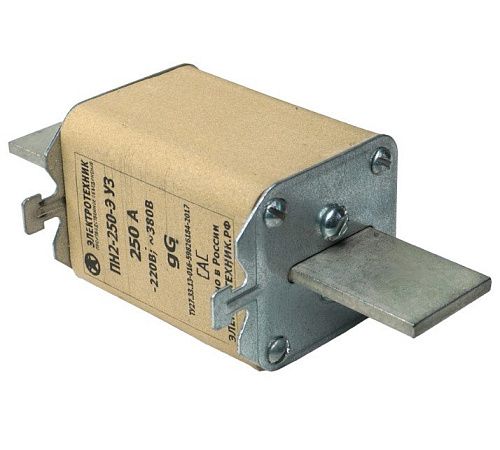 Плавкая вставка ПН2-250-Э У3 250А стальные ножи Электротехник (ET522573)
