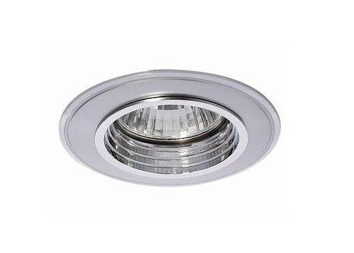 Светильник точечный неповоротный VULKAN 51 0 23 50Вт GU5.3 Ø90х5мм Øотв.76мм IP20 ITALMAC хром/матовый хром/хром