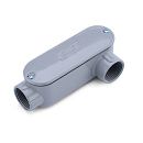 Коробка распаячная ОУ КРВ-П 25 151х67.5х56.4мм с крышкой 2 ввода алюминиевый сплав IP65 Fortisflex