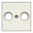 NIE 8550 BL Накладка для TV-R розетки серия SKY (альпийский белый) АВВ