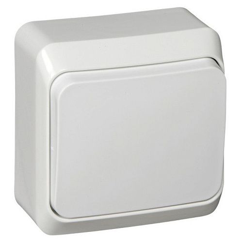 Переключатель ОУ 1кл (белый) ЭТЮД SE
