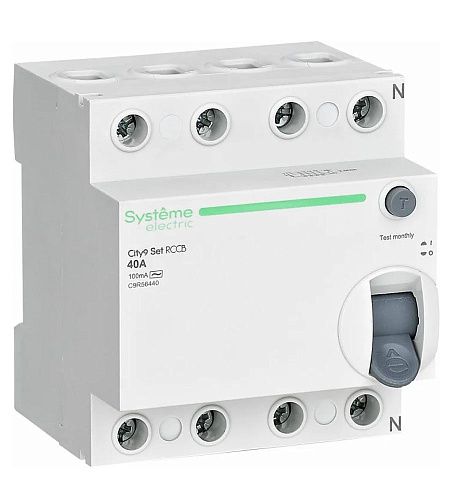 Устройство защитного отключения 40А 4п 100мА тип AC City9 Set SE (C9R56440)