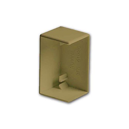 Заглушка для кабель-канала 40х25мм (коричневая) Ruvinil