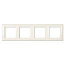 Рамка 4 поста (слоновая кость) ECO Profi Standart JUNG Рамка 4 поста (слоновая кость) ECO Profi Standart JUNG