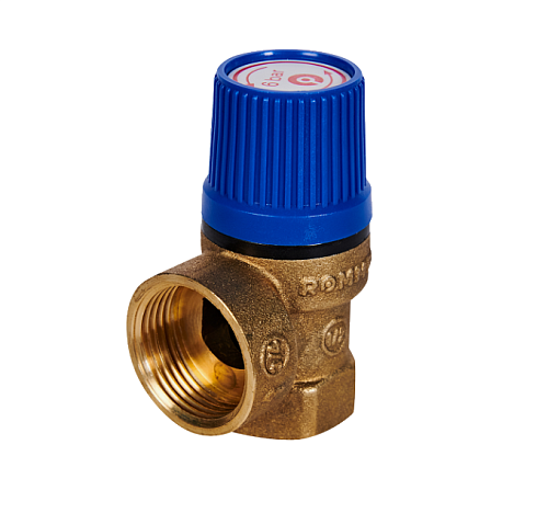 Клапан предохранительный для систем водоснабжения 6 бар 1/2 х3/4 RVS-0003-006015 ROMMER (100)