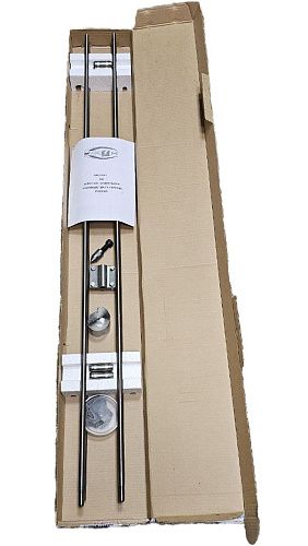 Комплект заземления нержавеющая сталь(6 метров14.2мм4х1500мм)без насадки SDS-max коробка(100лет)