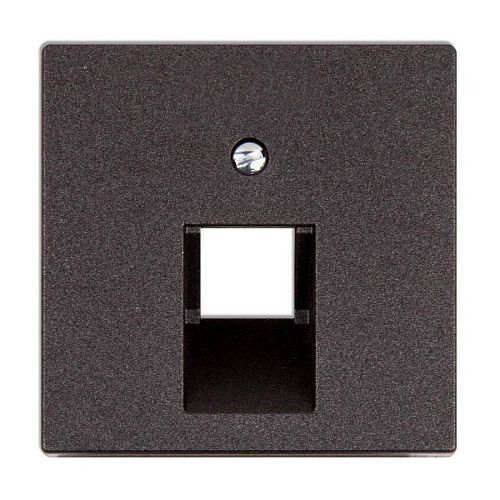 Накладка 1м телефонной/компьютерной розетки (антрацит) ECO Profi JUNG
