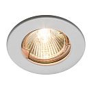 Светильник точечный неповоротный CAST 71 WHITE 50Вт MR16 Øотв.85мм IP20 Max Light штампованная сталь/белый