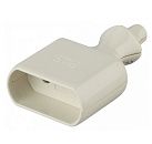 Розетка R2 кабельная плоская прямой ввод б/з 10A IP20 (белый)  ЭРА 