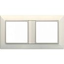 Рамка 2 поста (слоновая кость) ECO Profi Standart JUNG Рамка 2 поста (слоновая кость) ECO Profi Standart JUNG