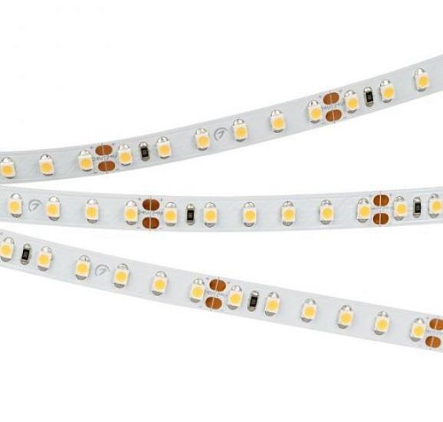 Лента светодиодная RT 2-5000 600LED CRI98 2х smd 3528 9.6Вт 24В 2600-2800K 570Лм/м IP20 120 диодов/метр Arlight т.белый