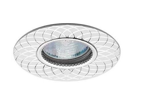 Светильник точечный неповоротный STELLA 51 6 01 50Вт GU5.3 Ø95мм Øотв.55мм IP20 ITALMAC белый/хром