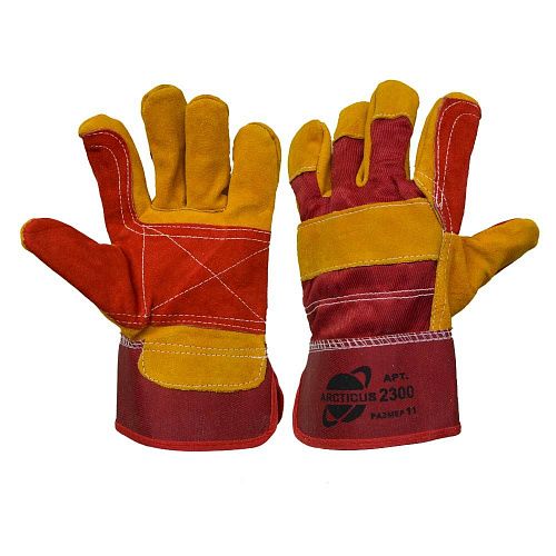 Перчатки комбинированные из спилка КРС размер 11 Arcticus