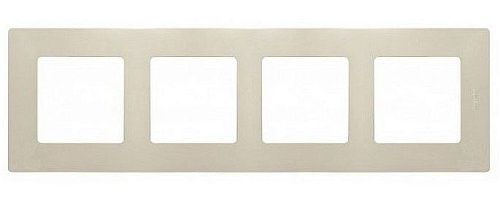 Рамка 4 поста (слоновая кость) Etika Legrand/Daccord/ИЭК (672514)
