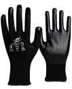 Перчатки трикотажные полиуретановым c нитриловым покрытием черные размер 10 Arcticus