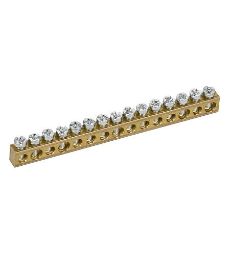 Шина нулевая сечение 6х9 15 отв.TEKFOR IEK