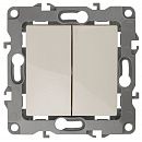 Выключатель 2-кл 10АХ (слоновая кость) Эра12 ЭРА (12-1104-02) Выключатель 2-кл 10АХ (слоновая кость) Эра12 ЭРА (12-1104-02)