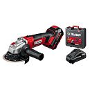 Аккумуляторная угловая шлифмашина 18В аккумулятор 4.0Ач кейс МАСТЕР ЗУБР (УШМ-18-125-41) 