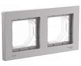 Рамка 2 поста IP44 (алюминий) ATLASDESIGN AQUA SE