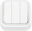 Выключатель ОУ 3кл (белый) Пралеска BYLECTRICA