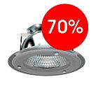 Светильник люминесцентный встраиваемый DLF HF 2х18Вт G24d-2/G24q-3 240х125мм IP20 СветовыеТехнологии белый/металл УЦЕНКА