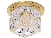 Светильник точечный неповоротный ICE 12 7 04 50Вт GU5.3 Ø115х80мм Øотв.50мм IP20 ITALMAC золото