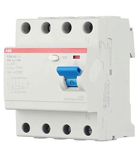 Устройство защитного отключения 4п 40А 300мА тип AC F204 AC-40/0.3 ABB ФЛ