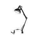 Настольный светильник KD-312 C02 60Вт Е27 струбцина Camelion черный