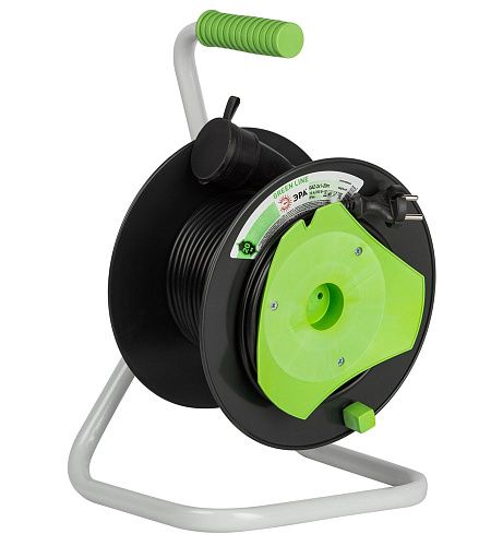 Удлинитель на катушке ЭРА GREEN LINE GAZ-2x1-20m 1 гнездо 20м ПВС 2х1 б/з 2200Вт 10А ЭРА