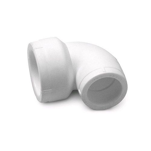 Угольник PP-R 90˚ переходной 32-25 (белый) PROAQUA