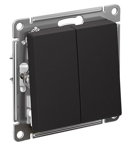 Переключатель 2кл перекрестный 2х схема 7 10АХ (карбон) ATLASDESIGN SE