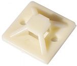 Площадка для крепления стяжки 20х20мм самоклеющаяся (белая) REXANT 100шт