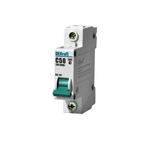 Автоматический выключатель 1п C50 4.5кА ВА-101 DEKraft (11059DEK)