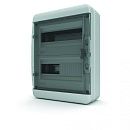 Щит навесной 2ряда 24 мод. 410х300х163мм c N/PE-16/16 прозрачная черная дверь IP65 Tekfor (BNK 65-24-1) Щит навесной 2ряда 24 мод. 410х300х163мм c N/PE-16/16 прозрачная черная дверь IP65 Tekfor (BNK 65-24-1)