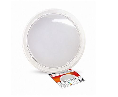 Светильник светодиодный накладной СПБ-2 20Вт 4000K 1400Лм Ø250х41мм IP40 IN HOME белый круг