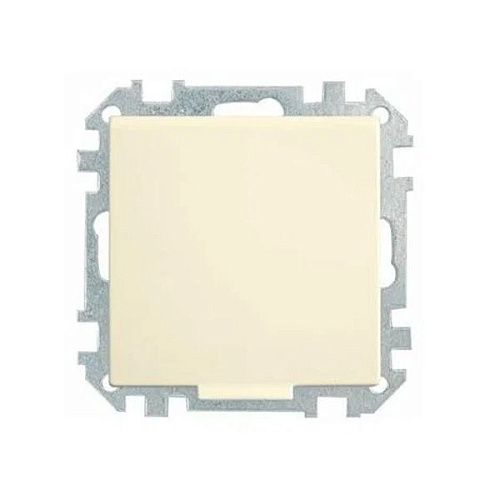 Розетка СУ с заземлением с защитными шторками с крышкой (бежевый) СТИЛЬ BYLECTRICA