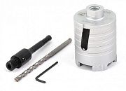 Коронка алмаз. в сборе по бетону 68мм сухое сверл. Армир./слабо арм. бет. Laser 5 Teeth Hilberg 