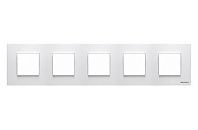 Рамка 5 постов 2-модульная N2275 BL (альпийский белый) Zenit ABB