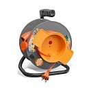 Удлинитель на катушке У10-028 термо 1 гнездо 40м ПВС 2х1.0 б/з 2200Вт 10А UNIVersal