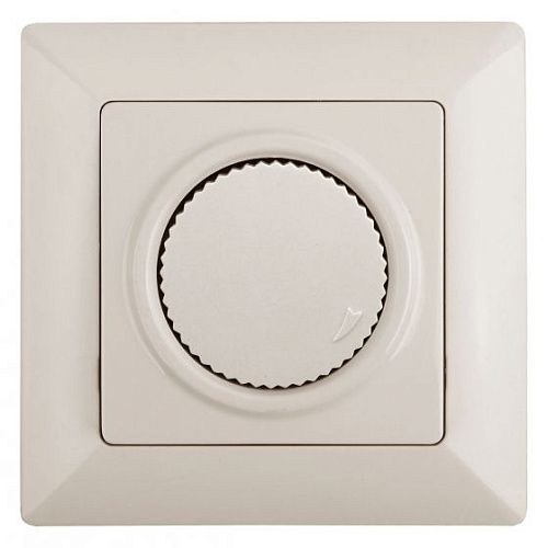 Светорегулятор поворотный 600Вт 230В (слоновая кость) Intro Solo ЭРА (4-401-02)