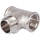 Тройник ВНВ никелированный 1"x1"x1" STOUT