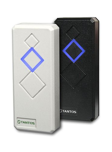 Считыватель карт Em-marine выходной протокол Wiegand-26 питание 9-16В (White) TS-RDR-E TANTOS