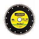 Алмазный отрезной круг по бетону кирпичу плитке 180мм PROFI STAYER (3662-180_z01)