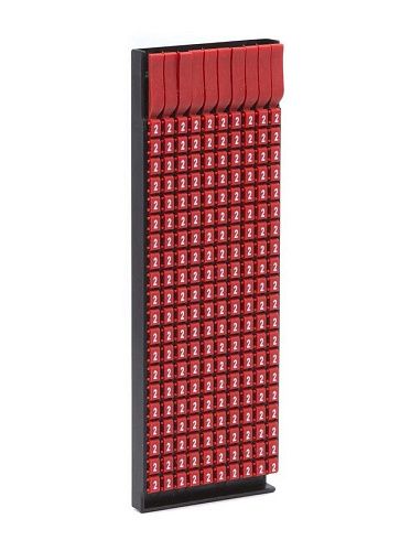 DKC Маркер для кабеля 0.5-1.5мм символ "2" (MKF2S1)