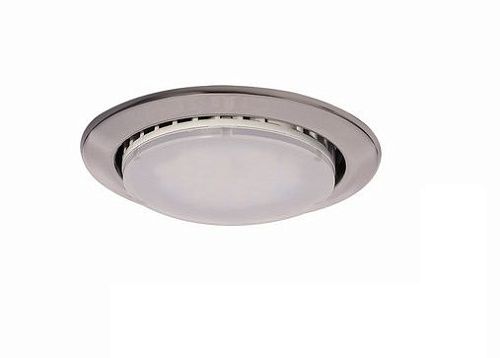 Светильник точечный неповоротный MONTANA 53 0 08 50Вт GX53 Ø105х43мм Øотв.85мм IP20 R75 ITALMAC черный хром